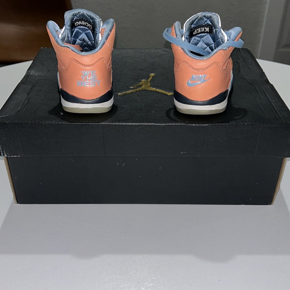 Jordan 5 Retro x DJ Khaled TD “We The Best - Crimson Bliss” Toddler Size 7C - Picture 4 of 9